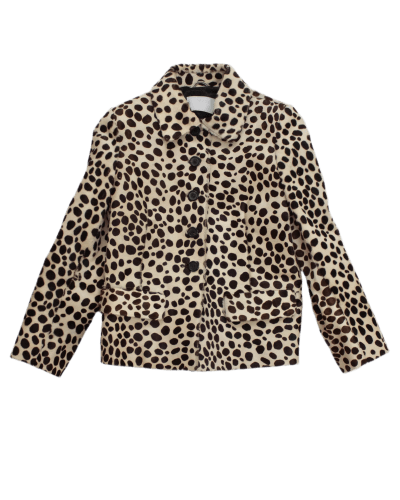 F/W 1995 Prada Dalmatian Print Pony Hair Jacket 