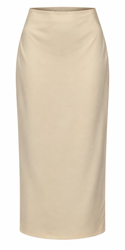 SS 98 Prada Satin & Latex Set Skirt