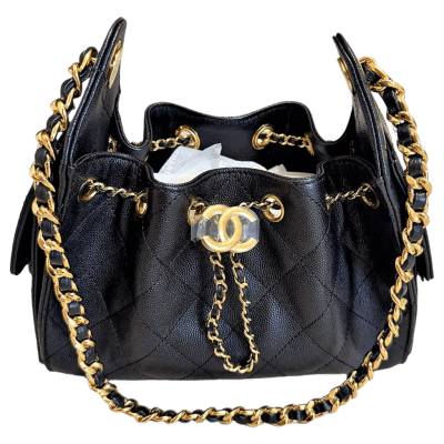 Chanel 25 Mini Black Caviar