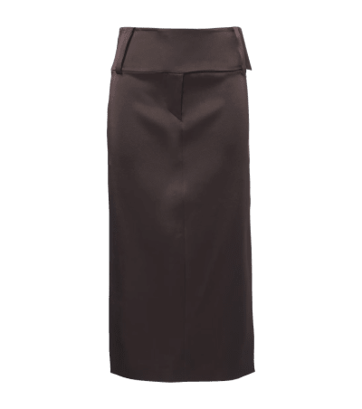 Sportsmax Midi Satin Skirt 