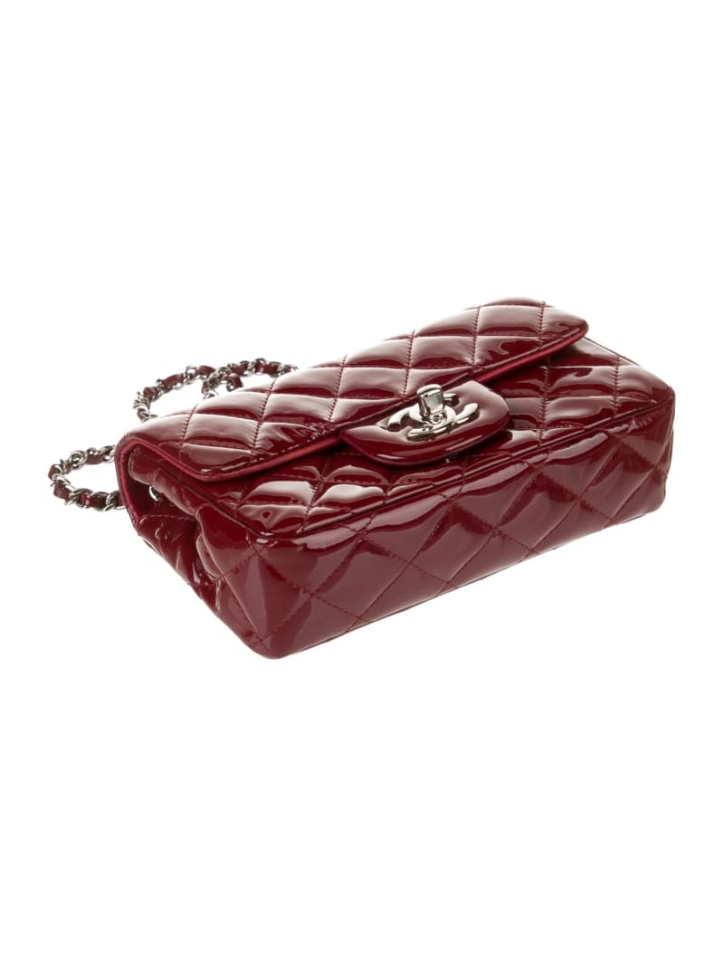 Chanel Burgundy Patent Small Classic Flap, image 4 of 4
