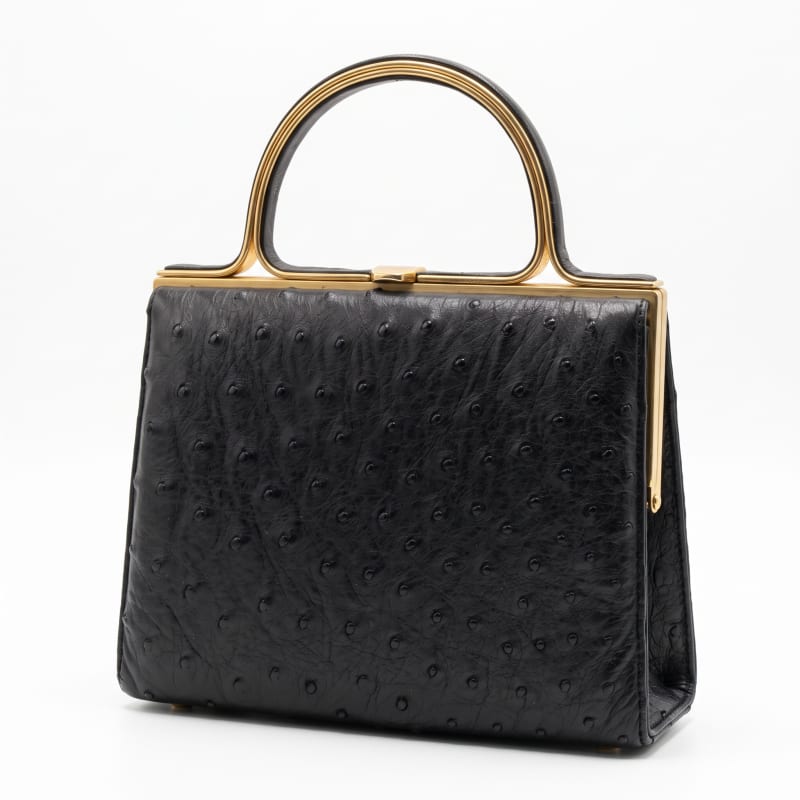Judith Leiber Couture Ostrich Frame Handbag, image 2 of 2