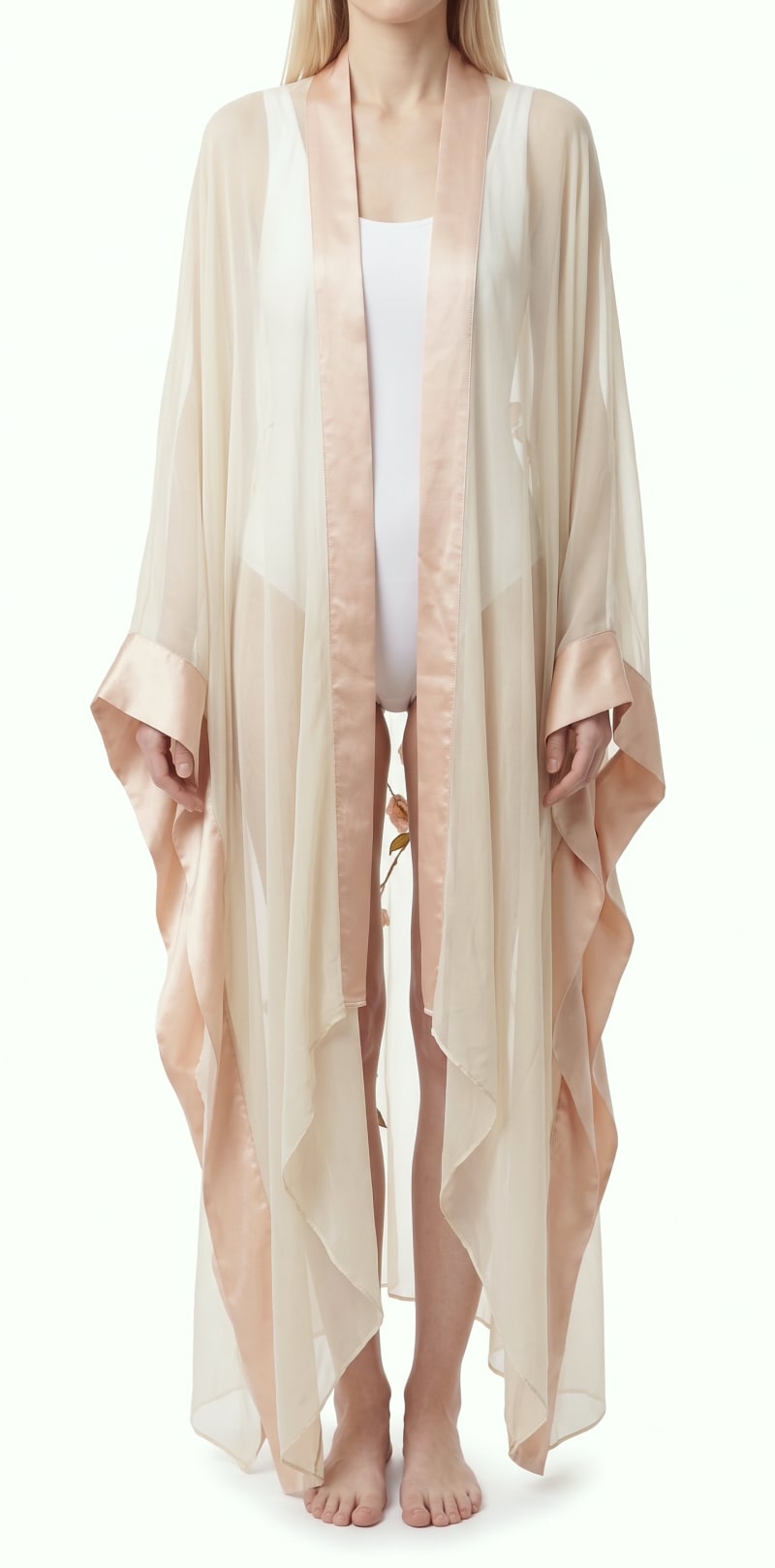 Curated Designers Colleema Handmade Upcycled Silk Kimono, image 3 of 4