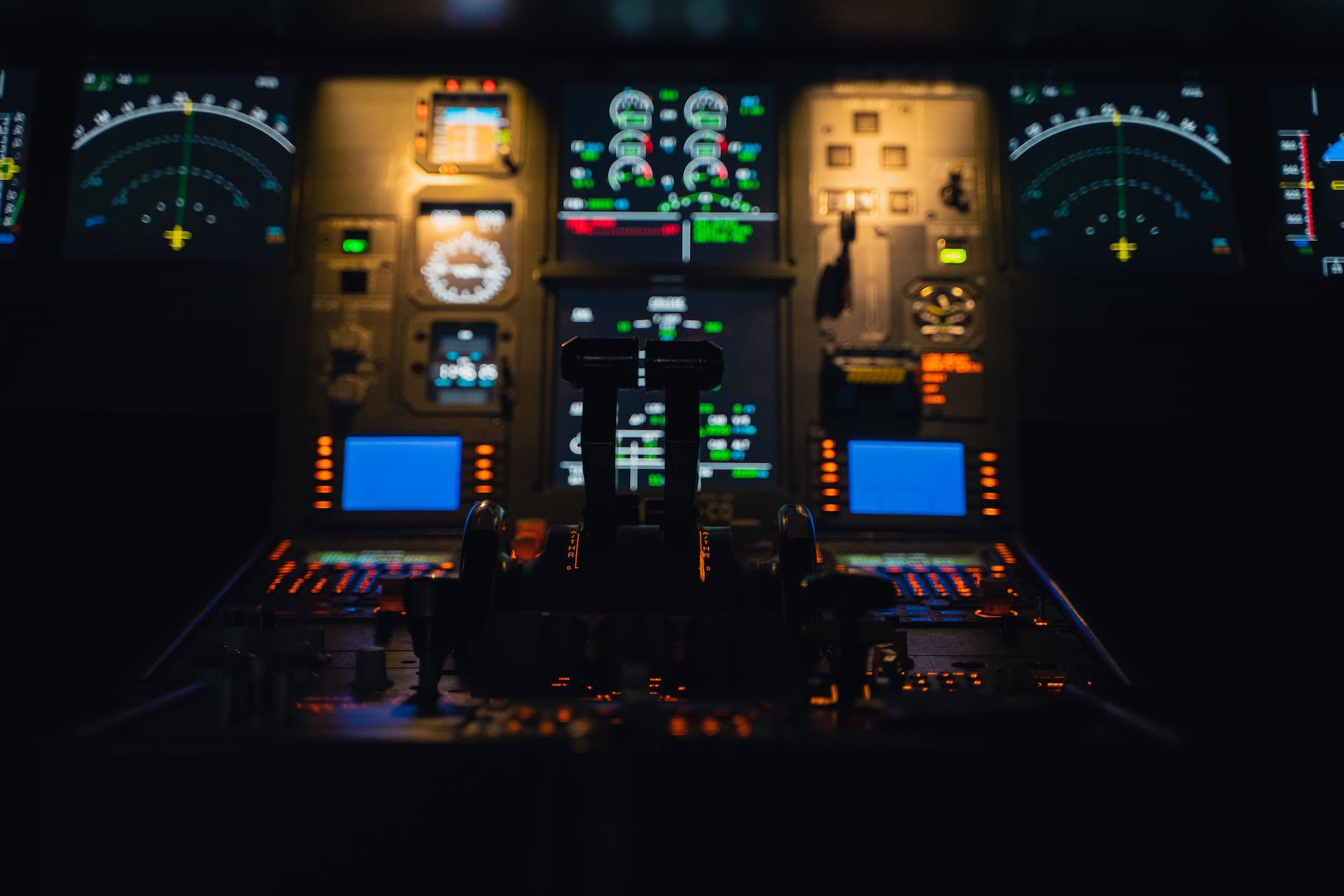 A cockpit with many lights; Photo by <a href="https://unsplash.com/@jojoblenke?utm_source=unsplash&utm_medium=referral&utm_content=creditCopyText">Johannes Blenke</a> on <a href="https://unsplash.com/photos/WknOx0jEMQE">Unsplash</a>
  