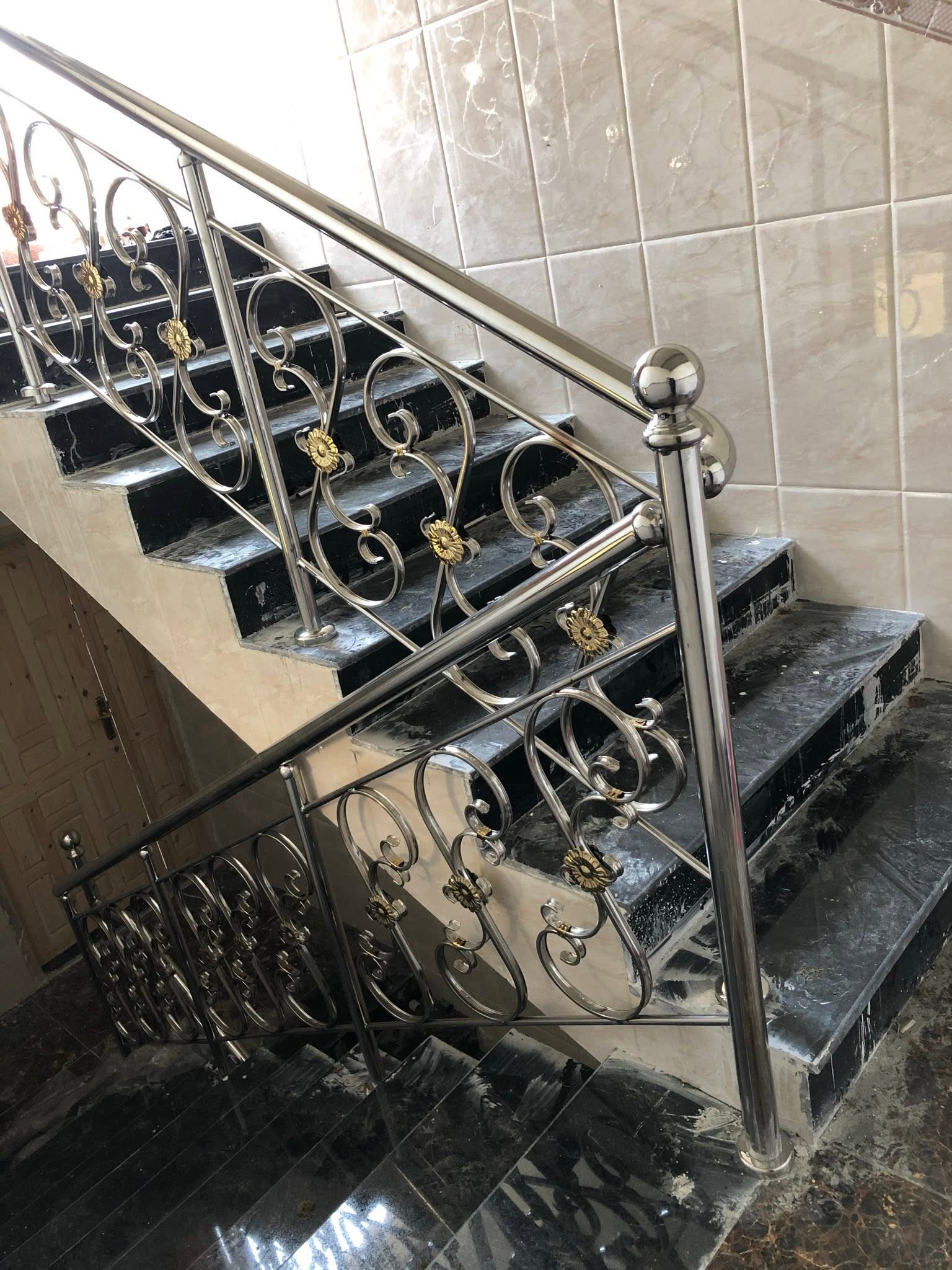 Rampe d'escalier INOX