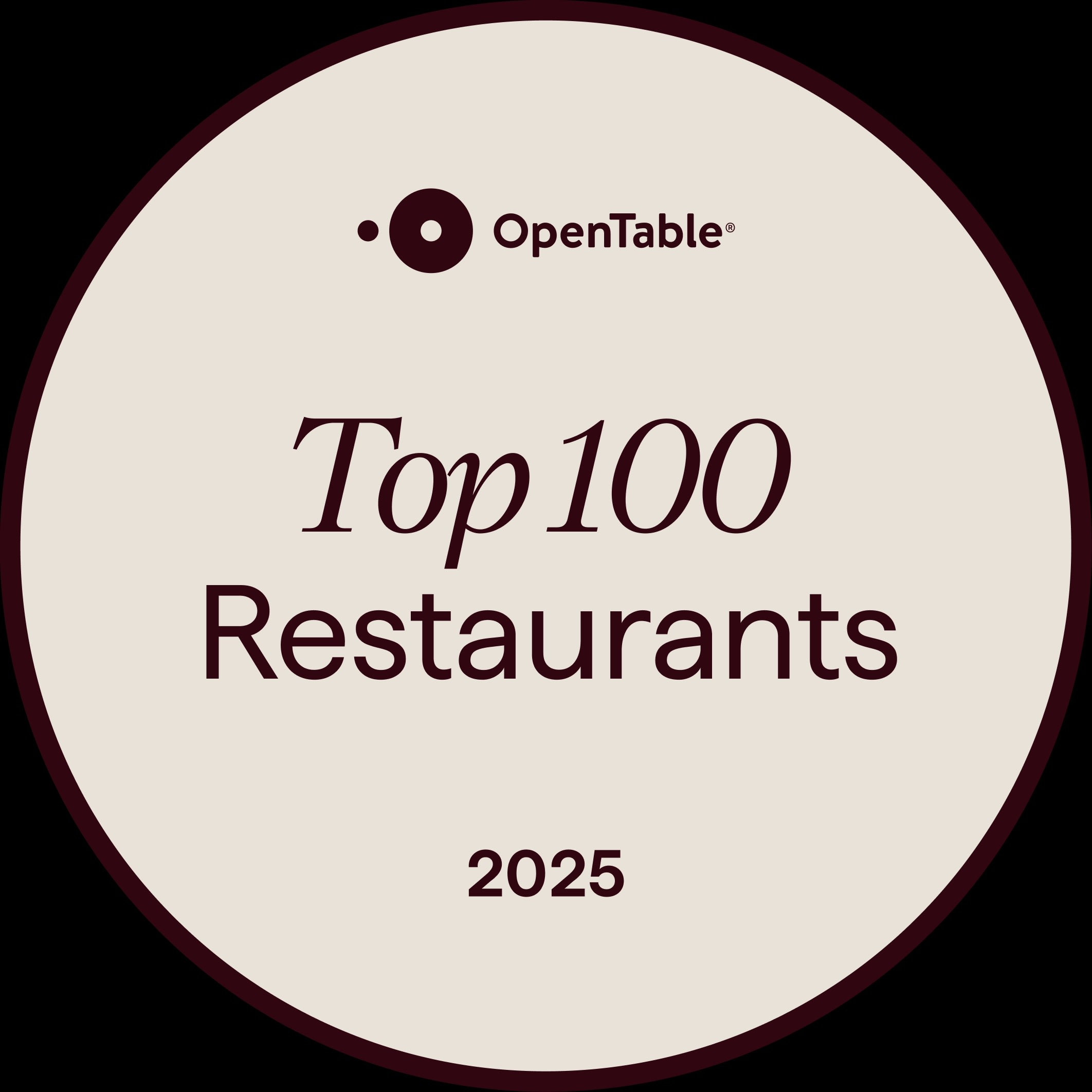 Top 100 Restaurants- OpenTable