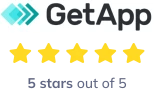 GetApp rating badge