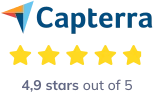Capterra rating badge