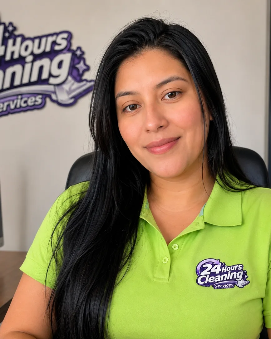 Diana, owner of 24 Hours Cleaning Services