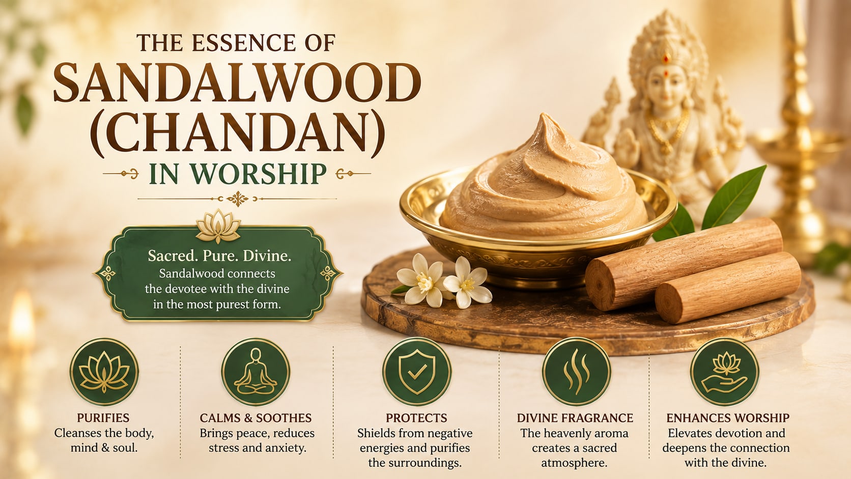 The Essence of Sandalwood (Chandan) in Worship