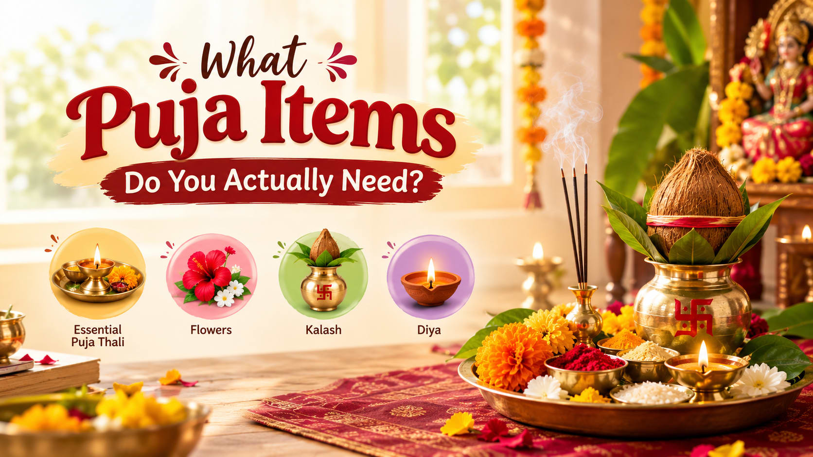 What Puja Items Do You Actually Need?