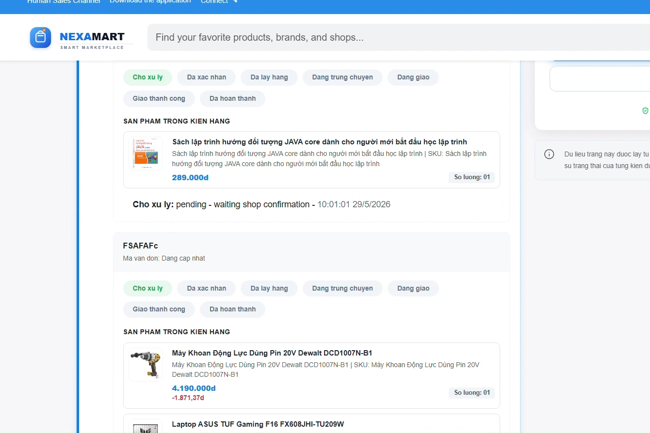 Checkout Screen 1