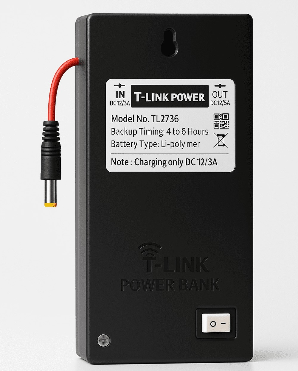 T-LINK 12V Wi-Fi Router Power Bank UPS with Auto Cut-Off, 4–6 Hours Backup