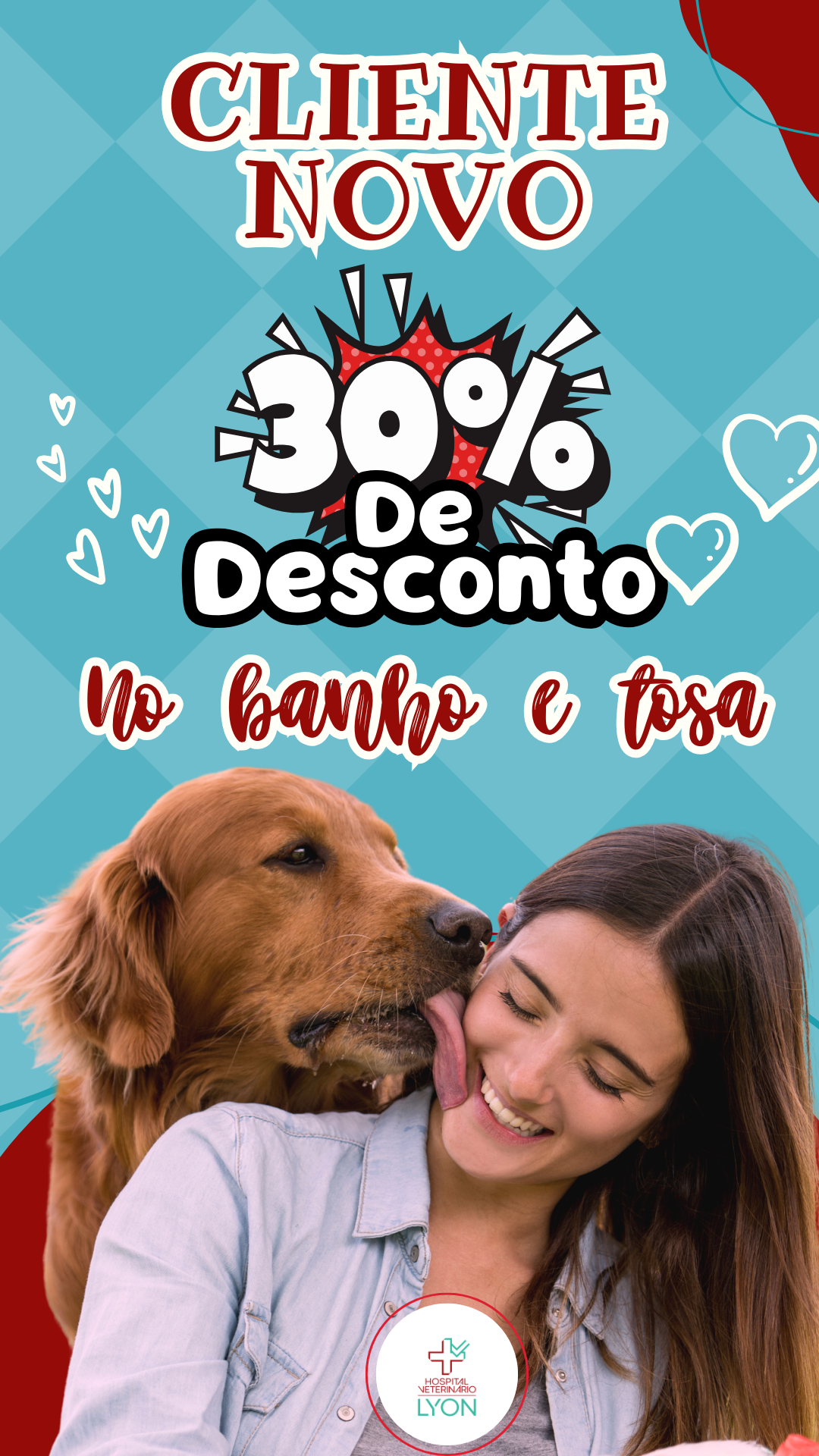 Hospital Veterinário Lyon — Campanha de aquisição de clientes