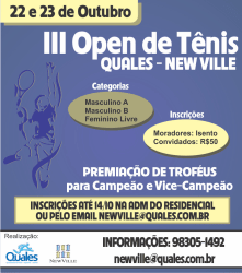 III Open de Tênis QUALES / New Ville - Avançado