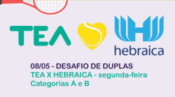 Desafio TEA X Hebraica - Duplas Fixas - GERAL - Feminino