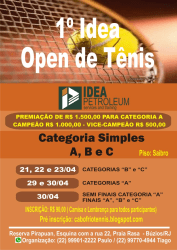 1º IDEA PETROLEUM OPEN RASA DE TENIS