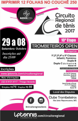 10ª Etapa 2017 - Trombeteiros Open - 1º Classe