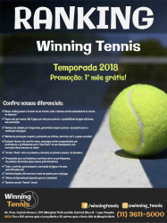 RANKING WINNING TENNIS CAT B (Clientes e Alunos)