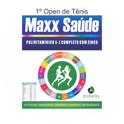 3ª Etapa 2018 - 1º Open de Tênis Maxx Saúde - Duplas B