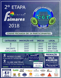 2º Etapa Tintas Palmares CGT 2018