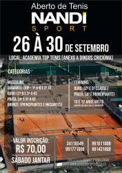 ABERTO DE TENIS NANDI SPORT - BRONZE