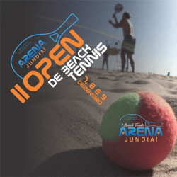 2º Open de Beach Tennis - Arena Jundiaí