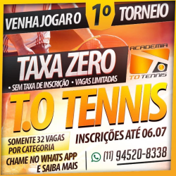 TORNEIO FREE T.O. TENNIS - Categoria B