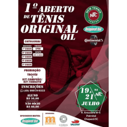 1º Aberto de Tênis ORIGINAL OIL - Segunda Classe Masculino