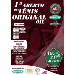 1º Aberto de Tênis ORIGINAL OIL - Quarta Classe Masculino