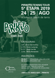 PIRIKITO TENNIS TOUR #5 - U14 - BOLA AMARELA