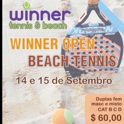 Winner Open Beach Tennis - Categoria Feminino C