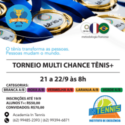 TMC In Tennis - 2019/3 - Laranja Masculino A