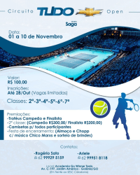 Circuito Tudo Open Grupo Saga - 4ª Classe