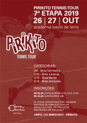 PIRIKITO TENNIS TOUR #7 - U10 - BOLA LARANJA