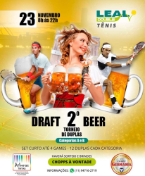 2º Torneio Draft Beer de Duplas Leal Double/2019