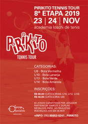 PIRIKITO TENNIS TOUR #8 - U10 - BOLA LARANJA