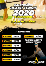 RANKING DE BEACH TENNIS 2020 "DUPLA MISTA"