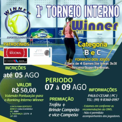 1° Torneio Interno Winner - B