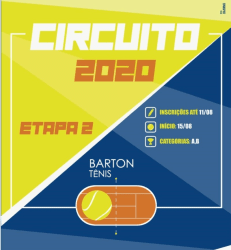 CIRCUITO BARTON - 2 ETAPA / 2020 - RANKING B