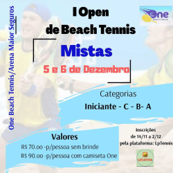 I Open de Mistas One Beach Tennis 2020