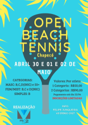 1° Open Beach Tennis Chapecó  - B Masculino