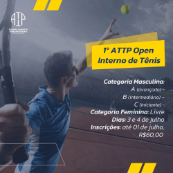 1o Attp Interno de Tenis  - Categoria B (Jogadores Intermediarios)