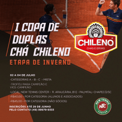 1° Copa de Duplas Chá Chileno, Etapa inverno - Classe A