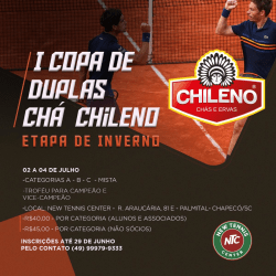 1° Copa de Duplas Chá Chileno, Etapa inverno - Classe B