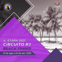 4° Etapa do Circuito RJ de Beach Tennis 2021 - Dupla Masculina C