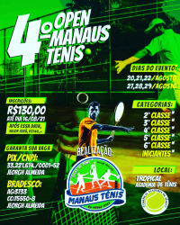 4°Open Manaus_Tenis 2021 4°Classe 