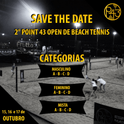 II Point 43 Open de Beach Tennis   - Categoria Fem. B