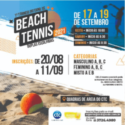 Torneio de Beach Tennis CTC 2021