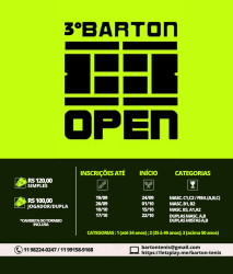 3º Barton Open - DUPLAS MASC. A